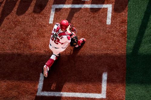 Matt Wieters in the Bullpen photograph, 2017 June 12