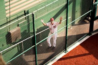 Mike Maddux in the Bullpen photograph, 2017 June 12