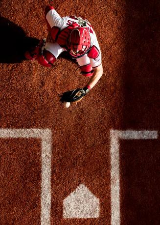 Matt Wieters in the Bullpen photograph, 2017 June 12