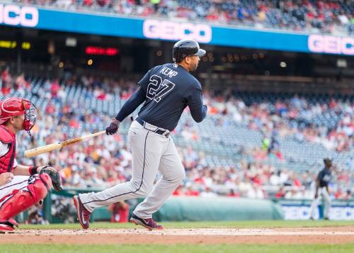 Matt Kemp Batting photograph, 2017 June 12