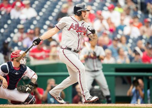 Matt Adams Batting photograph, 2017 June 14