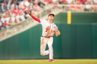 Trea Turner Throwing photograph, 2017 June 14