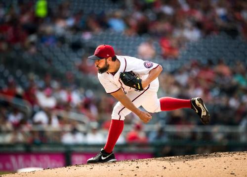 Tanner Roark Pitching photograph, 2017 June 14