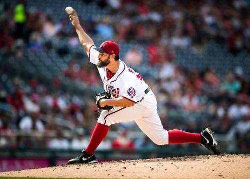 Tanner Roark Pitching photograph, 2017 June 14