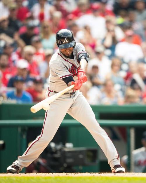 Julio Teheran Batting photograph, 2017 June 14