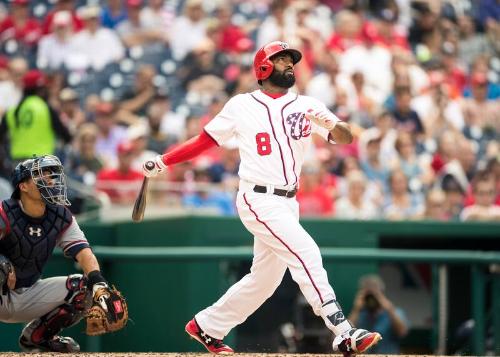 Brian Goodwin Batting photograph, 2017 June 14