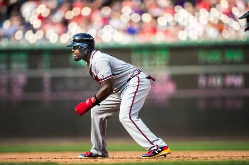 Brandon Phillips Leading Off First Base photograph, 2017 June 14