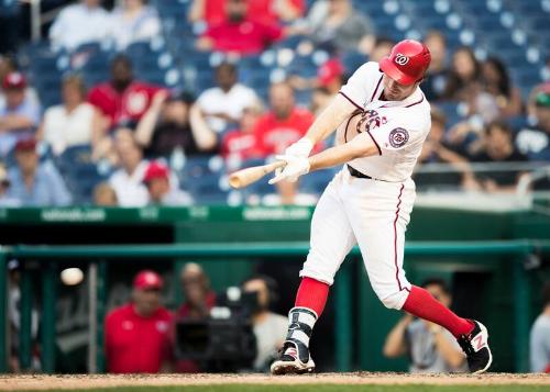 Daniel Murphy Batting photograph, 2017 June 14