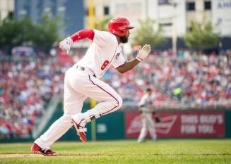 Brian Goodwin Baserunning photograph, 2017 June 14