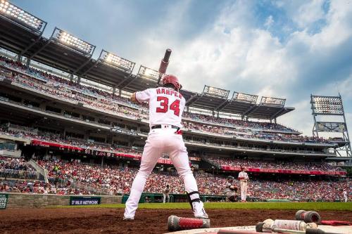 Bryce Harper on Deck photograph, 2017 June 14