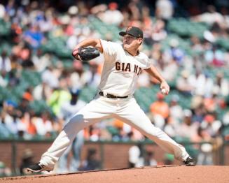 Matt Moore Pitching photograph, 2017 April 27