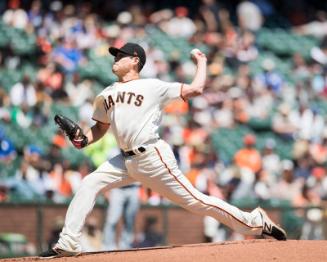 Matt Moore Pitching photograph, 2017 April 27