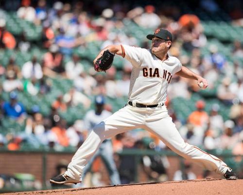 Matt Moore Pitching photograph, 2017 April 27