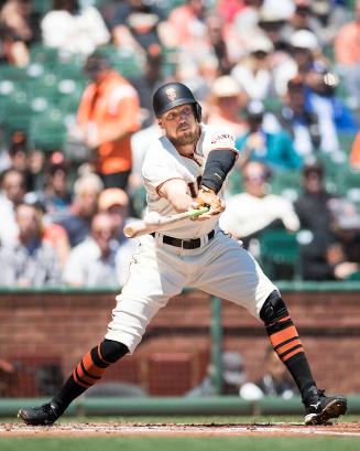 Hunter Pence Batting photograph, 2017 April 27