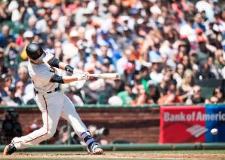 Buster Posey Batting photograph, 2017 April 27