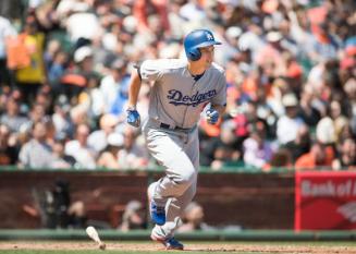 Corey Seager Baserunning photograph, 2017 April 27