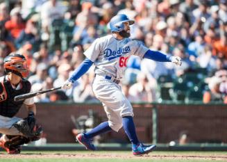 Andrew Toles Batting photograph, 2017 April 27