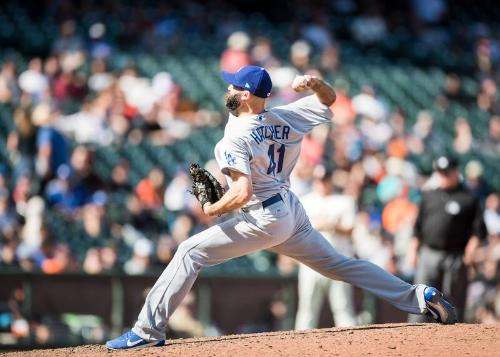 Chris Hatcher Pitching photograph, 2017 April 27