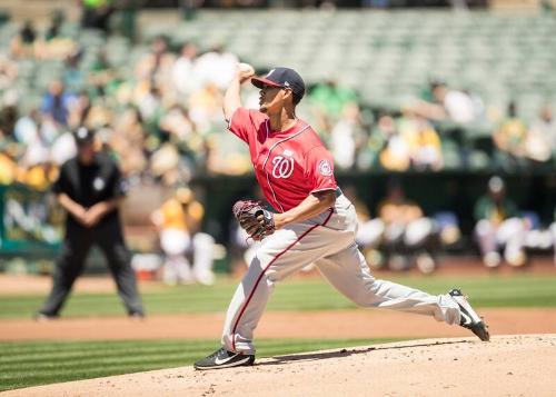 Joe Ross Pitching photograph, 2017 June 03