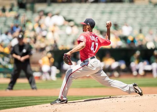 Joe Ross Pitching photograph, 2017 June 03