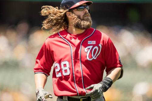 Jayson Werth on the Field photograph, 2017 June 03