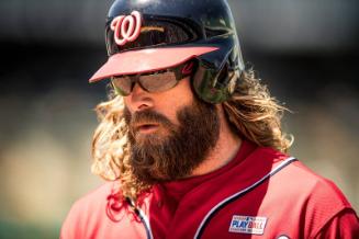 Jayson Werth on the Field photograph, 2017 June 03