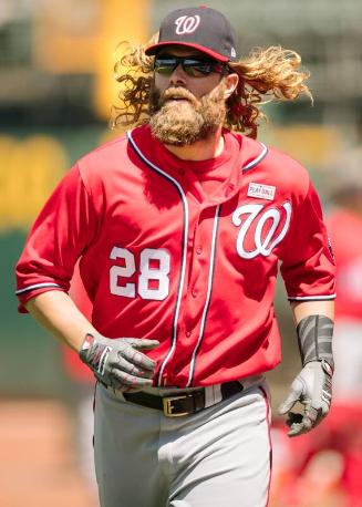 Jayson Werth on the Field photograph, 2017 June 03