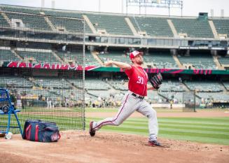 Max Scherzer Pitching photograph, 2017 June 03