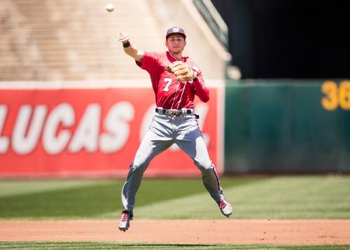 Trea Turner fielding photograph, 2017 June 04