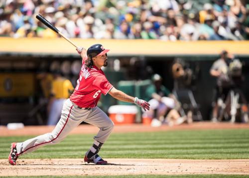 Anthony Rendon Batting photograph, 2017 June 04