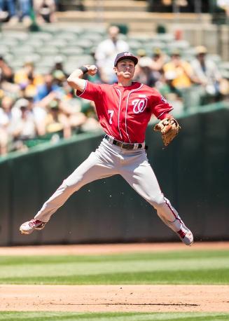 Trea Turner Throwing photograph, 2017 June 04