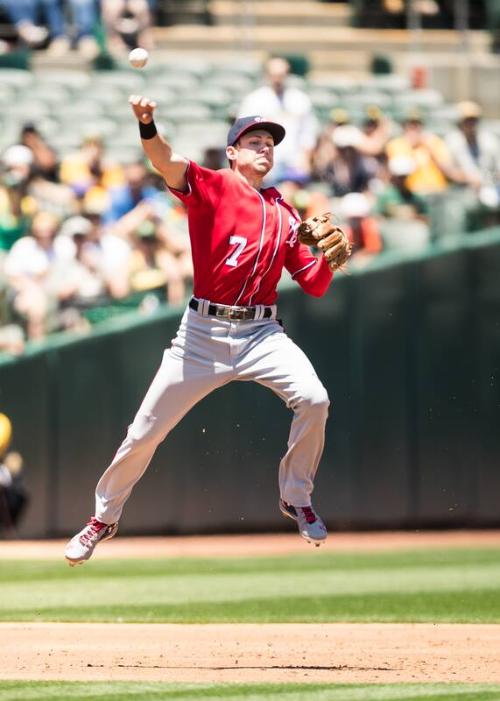 Trea Turner Throwing photograph, 2017 June 04