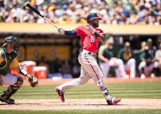 Brian Goodwin Batting photograph, 2017 June 04