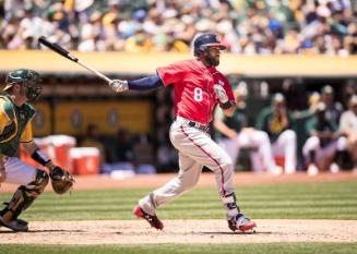 Brian Goodwin Batting photograph, 2017 June 04