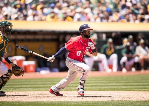 Brian Goodwin Batting photograph, 2017 June 04