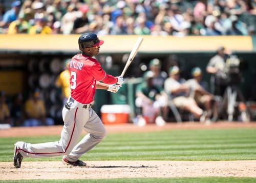 Michael Taylor Batting photograph, 2017 June 04