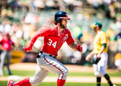 Bryce Harper Baserunning photograph, 2017 June 04