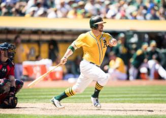 Stephen Vogt Batting photograph, 2017 June 04