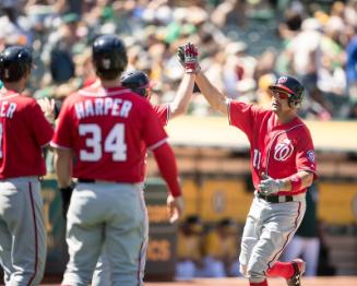 Teammates Congratulating Ryan Zimmerman photograph, 2017 June 04