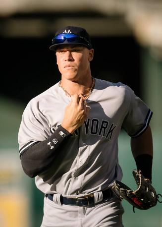 Aaron Judge on the Field photograph, 2017 June 16