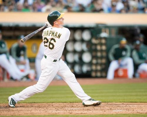 Matt Chapman Batting photograph, 2017 June 16