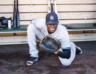 Didi Gregorius in the Dugout photograph, 2017 June 16