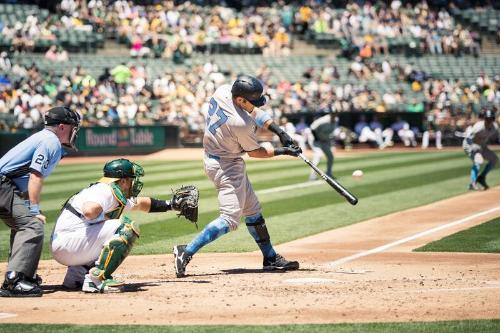 Austin Romine Batting photograph, 2017 June 17