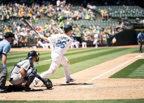 Matt Chapman Batting photograph, 2017 June 17