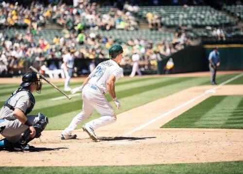 Matt Chapman Batting photograph, 2017 June 17