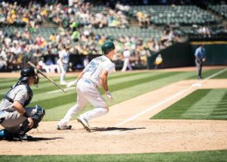 Matt Chapman Batting photograph, 2017 June 17