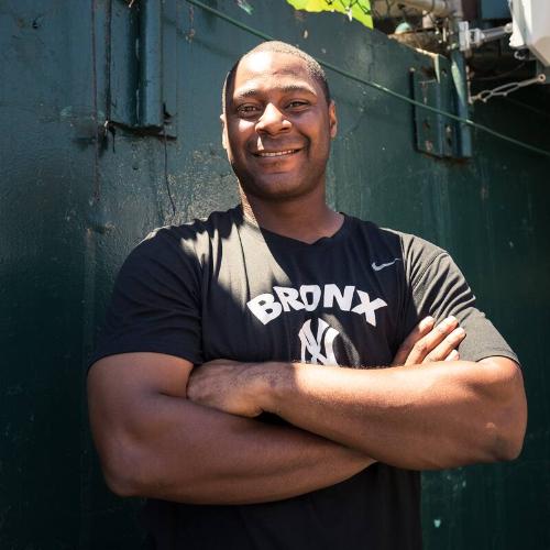 Chris Carter in the Dugout photograph, 2017 June 17