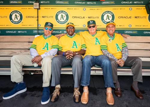 Reggie Jackson, Vida Blue, Darold Knowles, and Bert Campaneris in the Dugout photograph, 2017 J…