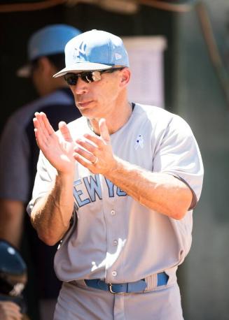 Joe Girardi in the Dugout photograph, 2017 June 18