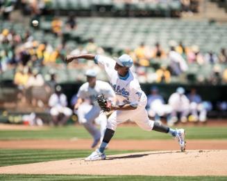 Jharel Cotton Pitching photograph, 2017 June 18